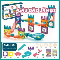 Đồ Chơi Sáng Tạo Cho Bé - Lâu Đài Trượt Bi Gắn Nam Châm