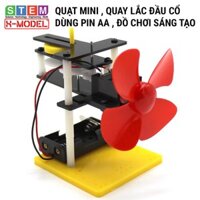 Đồ chơi sáng tạo Quạt mini quay lắc đầu cổ X-MODEL ST41 cho bé, Giáo dục STEM, STEAM
