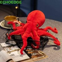 Đồ chơi sang trọng bạch tuộc ECHOEDGE, Mô phỏng động vật biển Búp bê bạch tuộc đỏ, Sáng tạo thực tế 40cm75cm Bạch tuộc nhồi bông giống như thật Quà tặng trẻ em