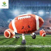 Đồ chơi sang trọng bóng đá AEROT, Bóng đá sang trọng Bóng rổ Mô phỏng Gối bóng đá sang trọng, Bóng đá Mỹ nhồi bông sáng tạo Đồ chơi sang trọng bóng đá Mỹ ngộ nghĩnh Đồ chơi sang trọng Kid Girl Boy