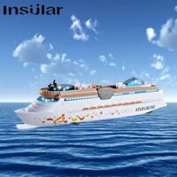 Đồ chơi sang trọng thuyền mô phỏng tàu du lịch Mô hình trang trí văn phòng Xếp hình Đồ chơi trẻ em