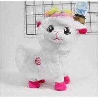 Đồ Chơi Sang Trọng Trẻ Em Đồ Chơi Yêu Thích zuru Va Chạm boppi Thú Cưng Sống Lạc Đà Mỹ Xoắn Mông Lắc Mông Điện Alpaca Sang Trọng Đồ Chơi