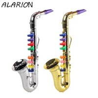 Đồ chơi Saxophone trẻ em ALARION, 8 tông màu có âm thanh Đồ chơi nhạc cụ, Mô phỏng giọng nói lớn đa chức năng Giáo dục Đồ chơi Saxophone Mini Quà tặng trẻ em