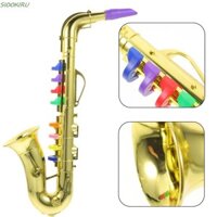 Đồ chơi Saxophone trẻ em SIOOKIRU, với đồ chơi nhạc cụ mô phỏng âm thanh, giọng nói lớn đa chức năng 8 tông màu giáo dục Mini Saxophone Đồ chơi hiệu suất Prop