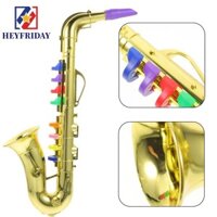 Đồ chơi Saxophone trẻ em NOVAFLUX, 8 tông màu có âm thanh Đồ chơi nhạc cụ, Mô phỏng nhựa đa chức năng Đồ chơi Saxophone Mini giáo dục Quà tặng trẻ em