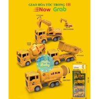 Đồ chơi set xe cứu hỏa, môi trường, công trình cho bé