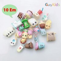 Đồ chơi Shopkins siêu dễ thương, chất liệu an toàn cho bé thỏa sức vui chơi - Set 10 em