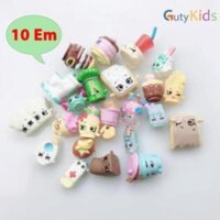 Đồ chơi Shopkins siêu dễ thương, chất liệu an toàn cho bé thỏa sức vui chơi - Set 10 em