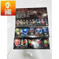 Đồ chơi siêu nhân Bandai Wizard / Narikiri Kamen Rider Wizard Legend Rider Selection Premium Wizard Ring Nguyên Set