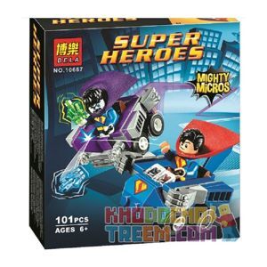 Đồ chơi siêu nhân đại chiến Bizarro Lego 76068 (93 Chi Tiết)