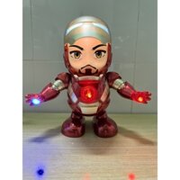 Đồ Chơi Siêu Nhân Iron Man - Có Thể Mở Mặt Nạ - Nhảy Múa - Có Đèn Led Nhấp Nháy