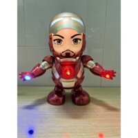 Đồ Chơi Siêu Nhân Iron Man - Có Thể Mở Mặt Nạ - Nhảy Múa - Có Đèn Led Nhấp Nháy