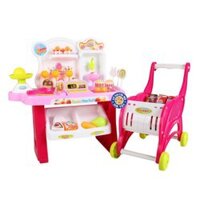 Đồ chơi siêu thị kem kèm xe đẩy