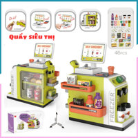 Đồ chơi siêu thị quầy tính tiền máy bán hàng cà phê máy quẹt thẻ nhập vai cho bé