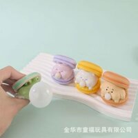 Đồ chơi squishy bánh macaron thú dẻo mochi kéo dài bóp xả stress