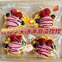 Đồ chơi squishy đồ chơi bóp slime giảm căng thẳng  Kem Trái Cây Vách Ngăn Pinch Đồ Chơi Giải Nén Siêu Mềm Bùn Cảm Giác Thực Phẩm Silicon Pinch Dòng Thực Phẩm Pinch Âm Nhạc