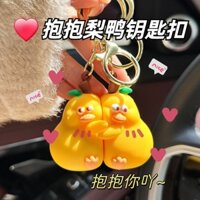 Đồ chơi squishy mochi Bán Chạy Phong Cách Đừng Rời Xa Cặp Đôi Schoolbag Mặt Dây Chuyền Đừng Ăn Đừng Bỏ Qua Ôm Dễ Thương Vịt Lê Bạn Gái Cùng