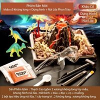 ĐỒ CHƠI STEAM, BỘ TRÒ CHƠI KHẢO CỔ HỌC,Tìm KHỦNG LONG HÓA THẠCH, THỜI KỶ NGUYÊN NÚI LỬA PHUN TRÀO.