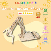 Đồ Chơi Stem, Cánh Tay Robot Thủy Lực, Đồ Chơi Thông Minh, Đồ Chơi Stem  - Shi Stem