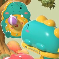 Đồ chơi súng bắn bóng gai khủng long tặng kèm 6 bóng và tấm bắn bóng khủng long an toàn cho bé vui chơi