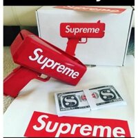 Đồ Chơi Súng Bắn Tiền Supreme Fullbox Tặng Kèm 100 Tờ Tiền Dollar Supreme