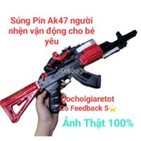 Đồ chơi súng điện tử siêu nhân người nhện đỏ dùng pin cho bé