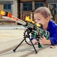Đồ Chơi Súng Máy Hạng Nhẹ 249 Trẻ Em Cỡ Lớn 61cm Tiểu Liên Có Nhạc Âm Thanh Đèn Ánh Sáng Cho Bé Trai