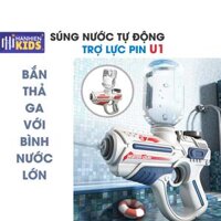 Đồ chơi sung phun nước điện tử tự động U1 trợ lực dùng pin 2023 cho trẻ