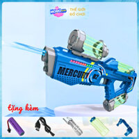 Đồ chơi  Sung Phun nước tự động Mercury, có đèn Led Phát sáng, đồ chơi trung thu, bản cao cấp 3 bình nước MOMO KIDS