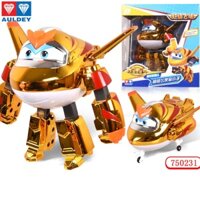 Đồ chơi super wings đội bay siêu đẳng mô hình nhân vật Golden boy tốc độ cỡ lớn 2 trong 1