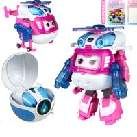 Đồ chơi super wings mô hình Robot biến hình Dizzy Lốc Xoáy và quả bóng sức mạnh nước