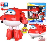 Đồ chơi super wings Robot biến hình máy bay cỡ lớn Jett Tia Chớp đồ chơi đội bay siêu đẳng