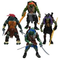 Đồ Chơi Sưu Tầm Set 04 Mô Hình Nhân Vật Ninja Rùa Mẫu 02- Cao 12cm