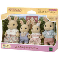 Đồ Chơi Sylvanian Families Gia Đình Thỏ Sữa Milk Rabbit Famiy New