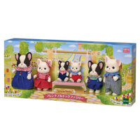 Đồ Chơi Sylvanian Families French Bulldog Family Gia Đình Chó Mặt Sệ Pháp