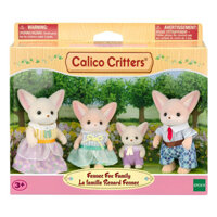 Đồ Chơi Sylvanian Families Calico Critters Fennec Fox Family with Fennec Baby