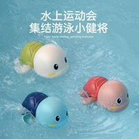Đồ chơi tắm cho bé Đồng hồ Vịt Rùa nhỏ Bồn tắm Bể bơi Quà tặng