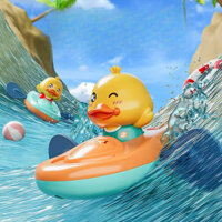 Đồ Chơi Tắm Vịt Con Cho Bé - Thuyền Kayak, Đồ Chơi Kéo Dây Phòng Tắm & Bãi Biển Cho Trẻ Em