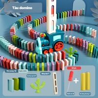 Đồ Chơi Tàu Hỏa TZP, Xe Lửa Domino Tự Động, Bộ Tàu Domino Chuyển Động Cho Bé Lắp Ráp Thỏa Sức Sáng Tạo Đồ Chơi Giáo Dục
