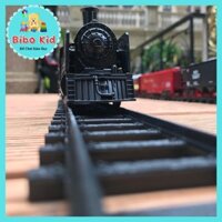 Đồ Chơi Tàu Hỏa, Xe Lửa Nhả Khói Hơi Nước, Có Đèn Và Âm Thanh Sống Động Cho Bé (CỠ LỚN)