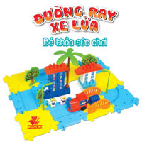 Đồ Chơi Tảu Lửa  Chạy Pin Cho Bé Phát Triển Tư Duy Trí Tuệ