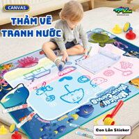 Đồ Chơi Thảm Vẽ Tranh Nước - Đồ Chơi Mùa Hè HOT 2024 Cho Bé, Thảm Magic Water Canvas Cỡ Lớn Tự Động Biến Mất Khi Khô