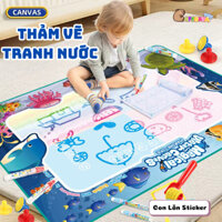Đồ Chơi Thảm Vẽ Tranh Nước - Đồ Chơi Mùa Hè HOT 2024 Cho Bé, Thảm Magic Water Canvas Cỡ Lớn Tự Động Biến Mất Khi Khô