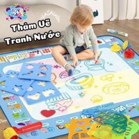 Đồ Chơi Thảm Vẽ Tranh Nước Đa Sắc Ma Thuật, Tranh Vẽ Màu Nước Có Thể Tái Sử Dụng Sau Khi Khô Chất Liệu  An Toàn Cho Bé