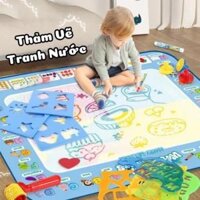 Đồ Chơi Thảm Vẽ Tranh Nước Ma Thuật, Thảm Vẽ Màu Nước Có Thể Tái Sử Dụng Sau Khi Khô Chất Liệu An Toàn Cho Bé