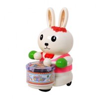 Đồ chơi thỏ pin đánh trống