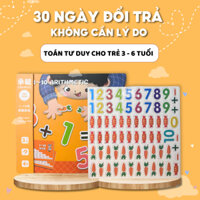 Đồ Chơi Thông Minh Cho Bé 3 - 6 tuổi Làm Quen Toán Học FunIQ BM01 Học Liệu Montessori Thay Thế Que Tính