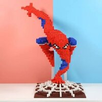 Đồ chơi thông minh của Spiderman Praise Shirley May Lớn Tự lắp ráp Tai dọc Stitch Lego Đảm bảo chất lượng
