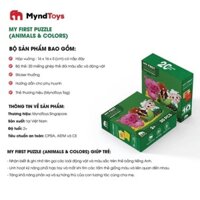 Đồ Chơi thông minh MyndToys My First Puzzle - Animals and Colors (Chủ Đề Động Vật)