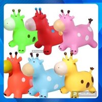 Đồ chơi Thú hơi- Thú nhún bơm hơi LOẠI ĐẠI LỚN hàng Việt Nam chất lượng cao